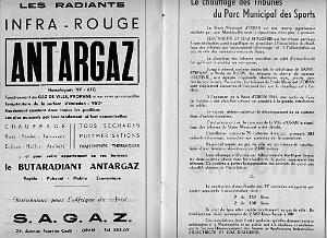 ORAN 5 MAI 1957 PLAQUETTE D INAUGURATION DU STADE MUNICIPAL  (7)